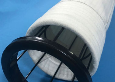 Chine Type inférieur rond de sachet filtre de feutre de polyester de collecteur de poussière avec la membrane de PTFE fournisseur