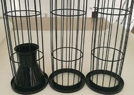 La verticale ronde du style 16/20/24 de cage de sachet filtre d'usine de ciment câble l'espacement d'anneau de 6 pouces