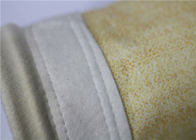 Sachet filtre de la poussière thermoplastique de textile, couture exquise de sachet filtre de PTFE non blanchie