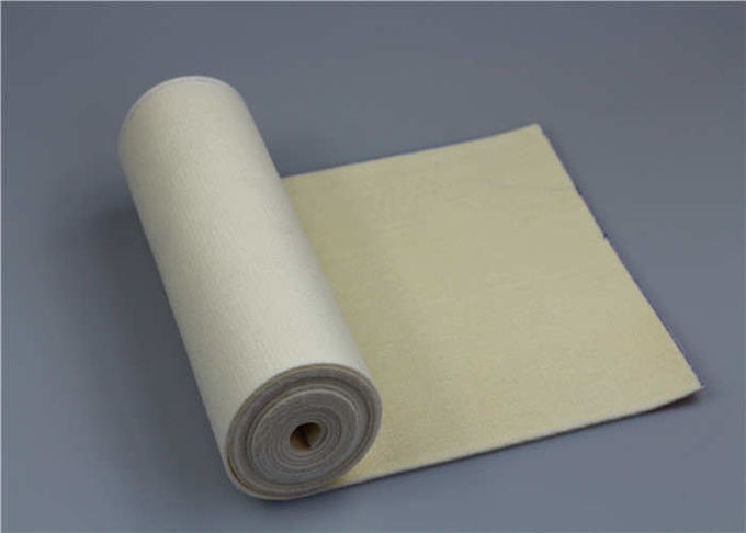 Tissu filtrant de sac de feutre cylindrique d'aiguille, poly tissu synthétique acrylique Polyacrylonitrile de filtre