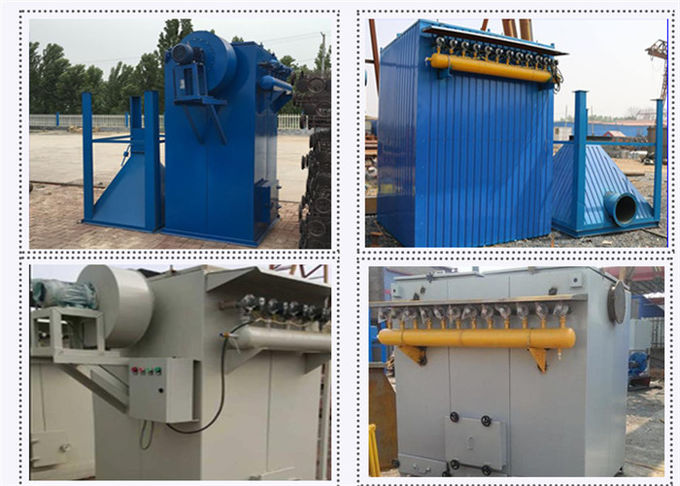 Collecteur de poussière industriel de chaudière de filtration de Baghouse de sac d'impulsion 4200m3/flux d'air de H