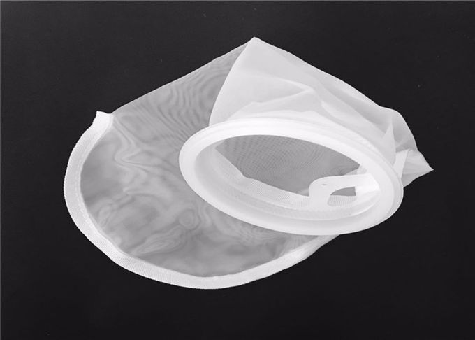 Couleur blanche adaptée aux besoins du client de sachets filtre de maille en nylon de micron de forme pour la machine de presse de colophane