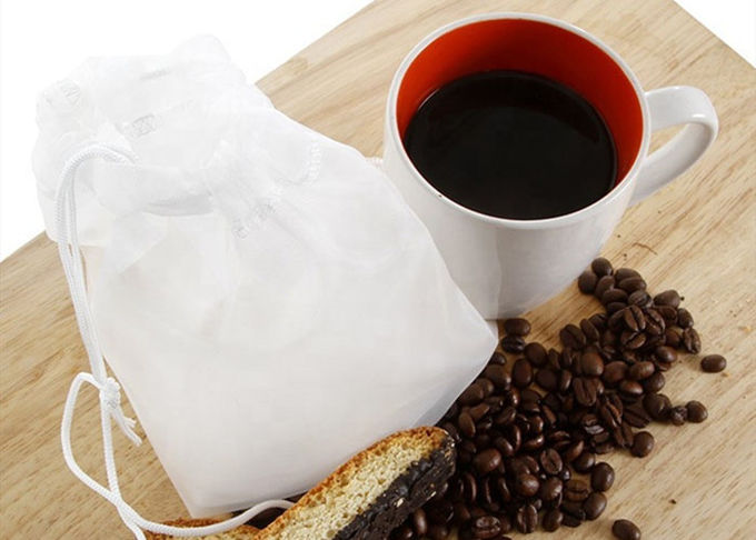 Élongation élevée liquide de sachet filtre de maille en nylon pour le filtrage de lait d'écrou de thé de café